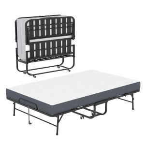 Lit pliant 75x46 po pour personnes grandes, capacité 450 lbs