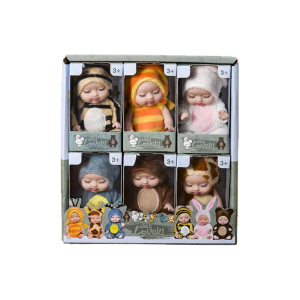 Ensemble 6 poupées princesses dans coffret cadeau