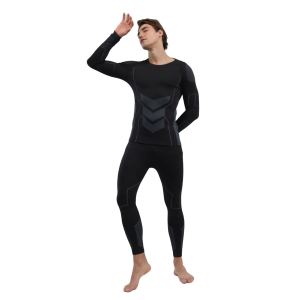 Ensemble thermique homme chemise pantalon slim XXL