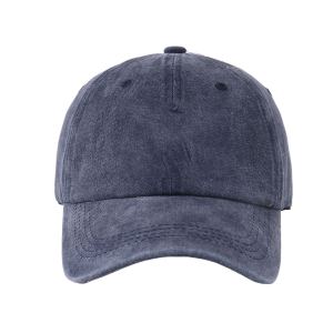 Casquette baseball coton imprimé ajustable bleu marine