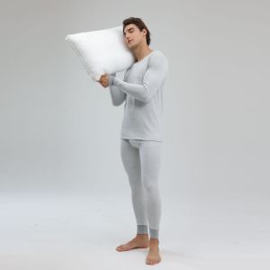 Ensemble sous-vêtements thermiques homme XXXL, ajusté tricot