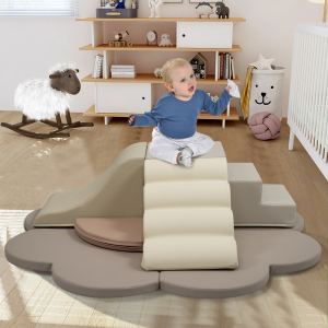 Structure Mousse 6 Pièces Jeux Escalade Enfant
