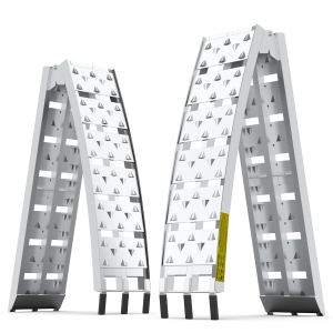 Rampe chargement aluminium 7,5pi, 1500lb, 2 pcs, surface antidérapante