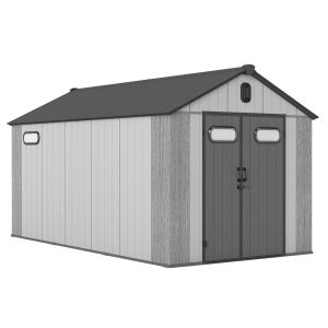 Remise rangement résine 8x16 pi tapis outils extérieur
