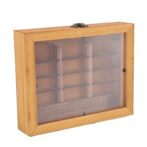 Meuble vitrine livres miniatures, soulagement anxiété, étagère