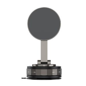 Support magnétique 360° ventouse auto téléphone