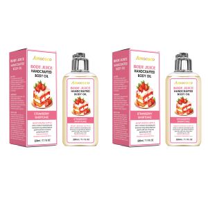Amococo Huile corporelle Shortcake, 220ml - Peau sèche