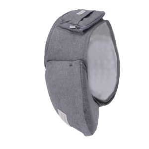 Porte-bébé ergonomique hanche, ceinture ajustable, gris