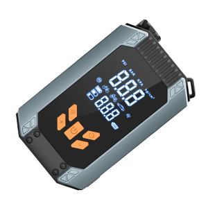 Pompe air sans fil 150PSI, 6000mAh, manomètre, LED, moto vélo