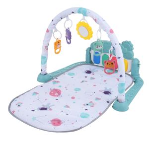 Tapis jeu bébé piano clavier, jouets suspendus