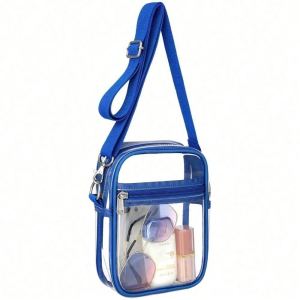 Sac messager transparent approuvé stade homme femme