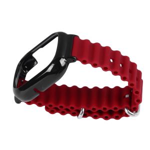 Bracelet Silicone Montre Honor 4 Rouge Vin