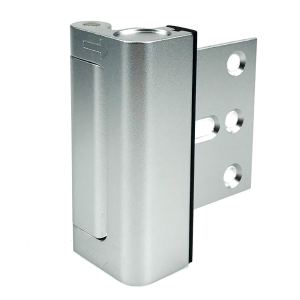 Charnière porte sécurité argent