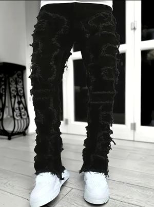Shanxi Pantalon Droit Mince Extensible
