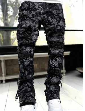 Pantalon évasé extensible