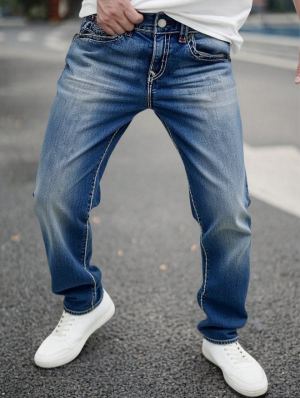 Pantalon droit ample non doublé femme