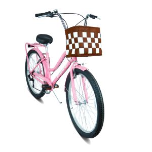 Vélo ville 26 po, 7 vitesses, cadre acier, freins V, avec cadenas