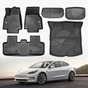 Tapis Tesla Model Y 2021-2022 6 pcs TPE imperméable