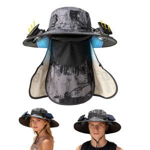 Chapeau solaire ventilateur 2 en 1 énergie solaire USB