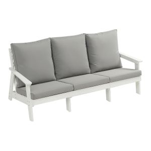 HIPS Sofa 3 places extérieur, gris-blanc