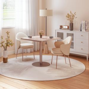 Table bistro moderne Squard 31.5po marbre faux
