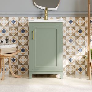 Viedo Vanité salle bain 20 po bassin céramique