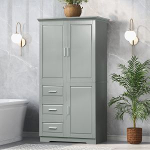 Armoire rangement 3 tiroirs gris, WF299285AAG N725P331357E