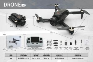 Drone X5 écran 2,8po double moteur noir