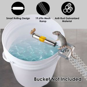 Piège à souris rouleau 19.69" - Trappe galvanisée réutilisable