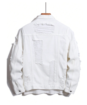 Veste en jean style coréen ample