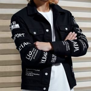 Veste denim ample style coréen