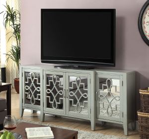 Armoire console Kacia gris antique