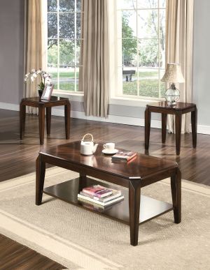 Docila ensemble 3 pièces: table basse + 2 tables d'appoint