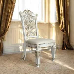 Chaises côté cuir synthétique Vendome 2 pièces