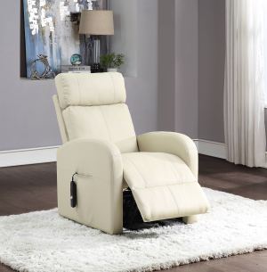 Fauteuil Ricardo cuir synthétique motorisé releveur