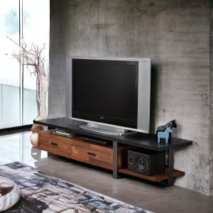 Meuble TV Elling noyer noir