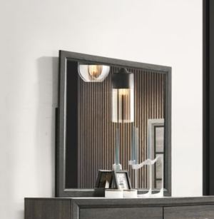 Miroir Valdemar gris vieilli