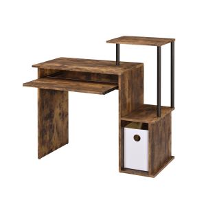 Bureau Lyphre chêne vieilli et noir