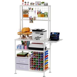 Table presse thermique pliable rangement, établi métal bricolage
