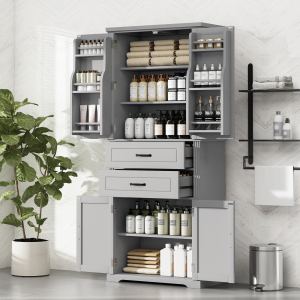 Armoire rangement vidéo multifonctionnelle 2 tiroirs gris N759P293426E