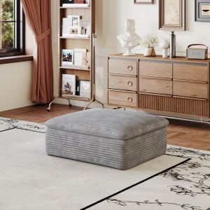 Ottoman gris 1 pièce
