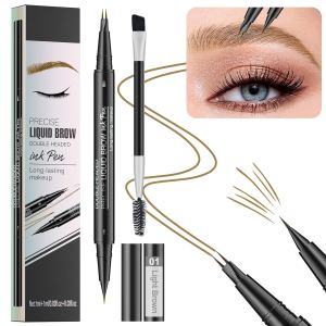 Crayon sourcil 2-en-1 microblading 2-pointe waterproof