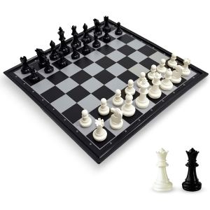 Jeu Échecs Magnétique Pliable 25 cm