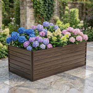 Jardinière surélevée 74,6 x 35,4 x 25 po, acier renforcé