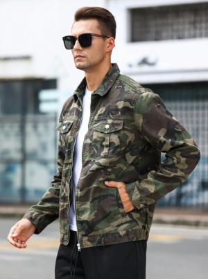 Form-fitting Denim Jacket For Men