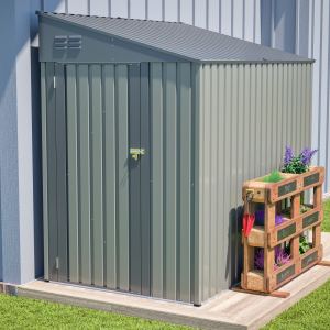 Remise rangement acier 4x7 pi gris