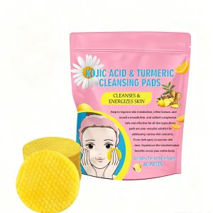 40 Pcs Tampons Nettoyants Curcuma Acide Kojique Vitamine