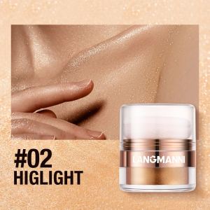 Poudre highlighter corps scintillant visage et yeux