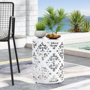 Table bout métal extérieur grand format