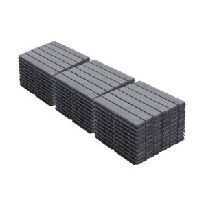 30 carreaux plancher rayé gris 12x12 po